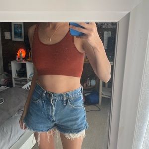 urban outfitters rust bra top
